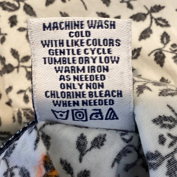 Thread & Cloth Men's Sz M Short Sleeve Button-Down Shirt Leaf Print 278i - Picture 6 of 6